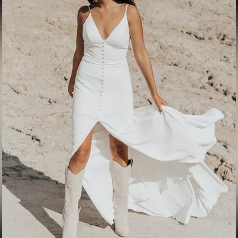 All Who Wander wedding dress.